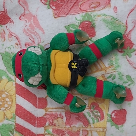 Vintage Ninja Turtles Rafael Plush - Picture 1 of 5